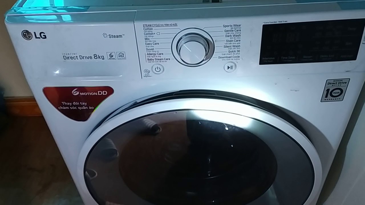 hướng dẫn sửa máy giặt LG báo de1, de2
