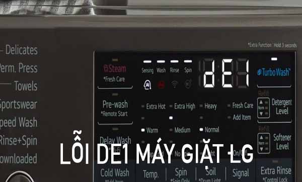 máy giặt LG báo lỗi DE1